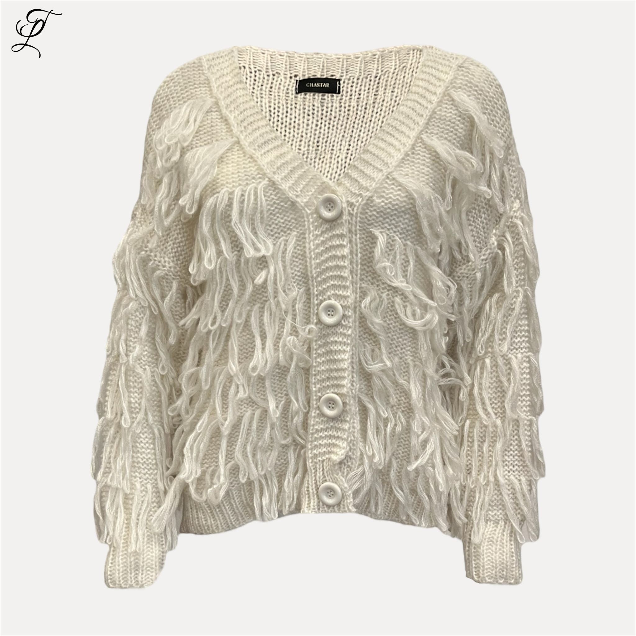 Chastar Fringe Knit Vest: Trendy Layering Piece | 5 Colors