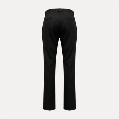 Zwarte Chastar Klassieke Flair Broek met elegante snit uit de Broeken collectie van de Herfst Collectie.