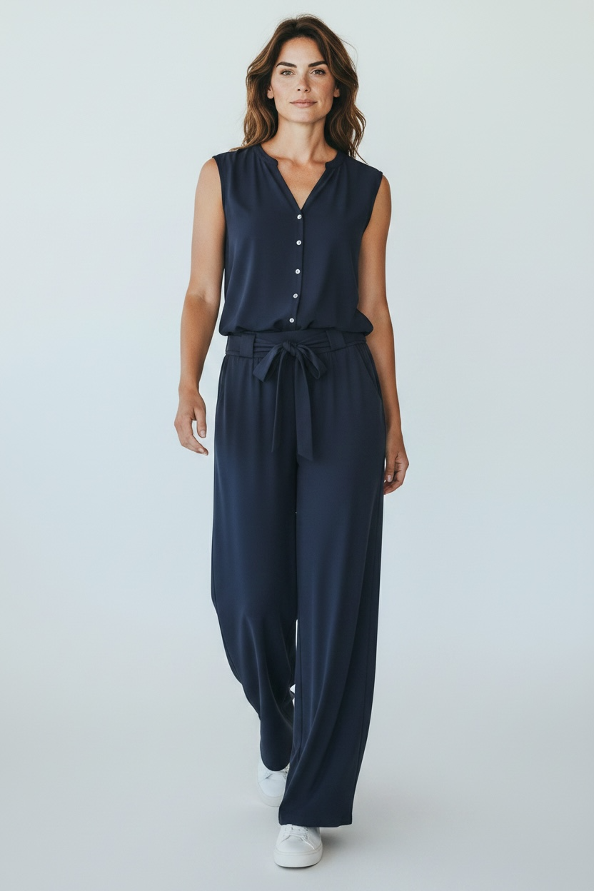 chastar-tricot-top-knopen-trekkoord-donkerblauw-voorzijde-03